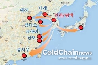 중국 및 동남아 교역의 전초기지로 최적인 입지